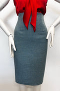 Audrey Tweed High Waisted Pencil Skirt