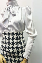 Barbara Tie Neck Blouse