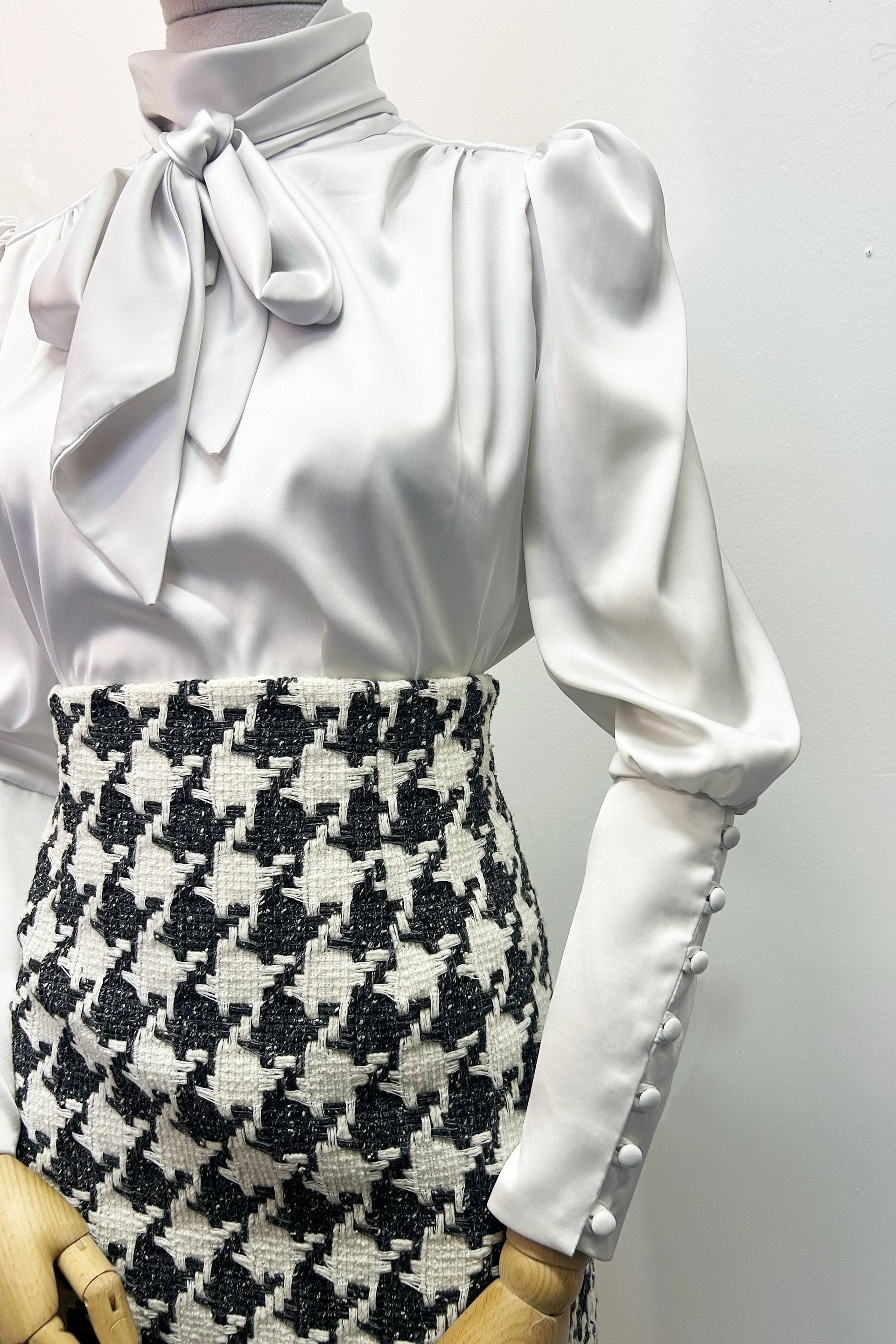 Barbara Tie Neck Blouse