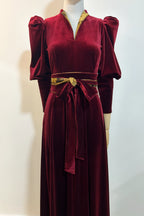 Barbara Velvet Maxi Dress