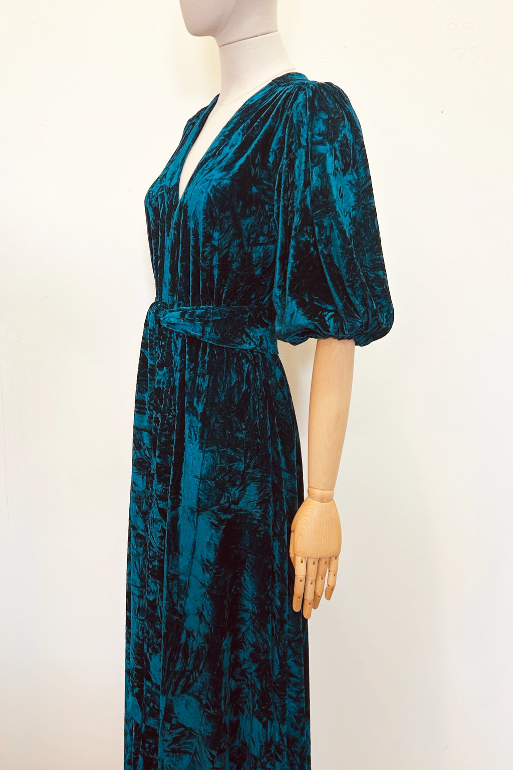 Camille Dress in Crushed Velvet