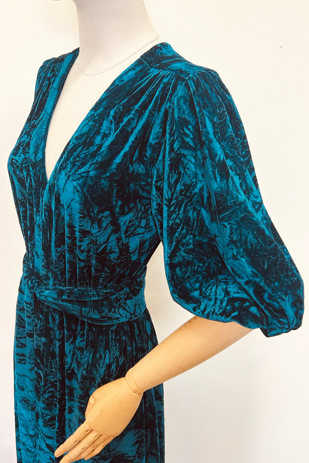 Camille Dress in Crushed Velvet