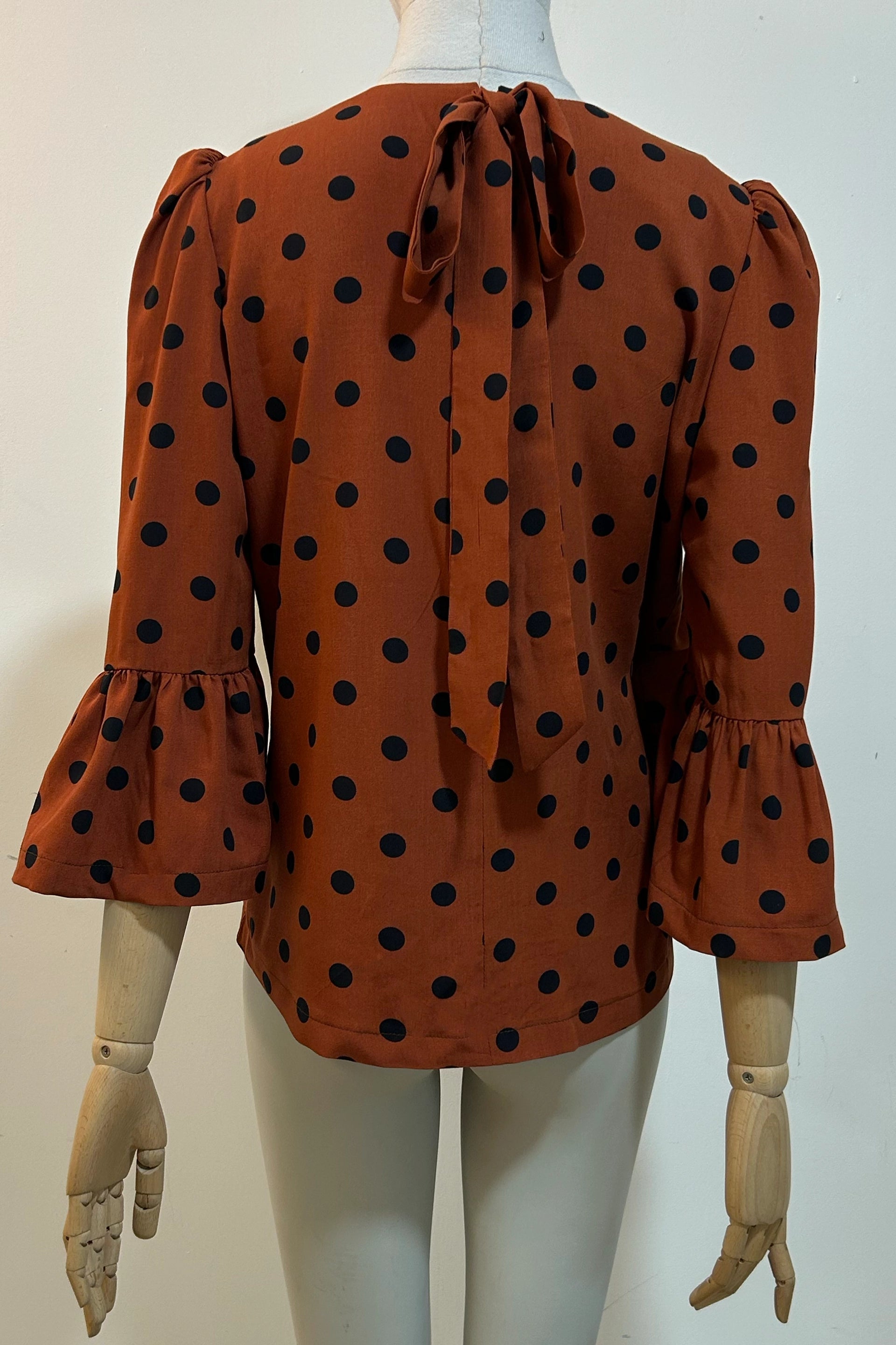 Polka Dot Fiesta Tie Back Top