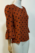 Polka Dot Fiesta Tie Back Top