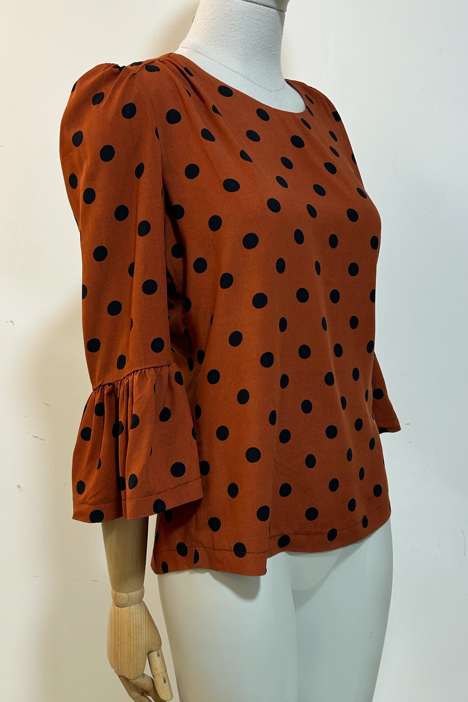 Polka Dot Fiesta Tie Back Top