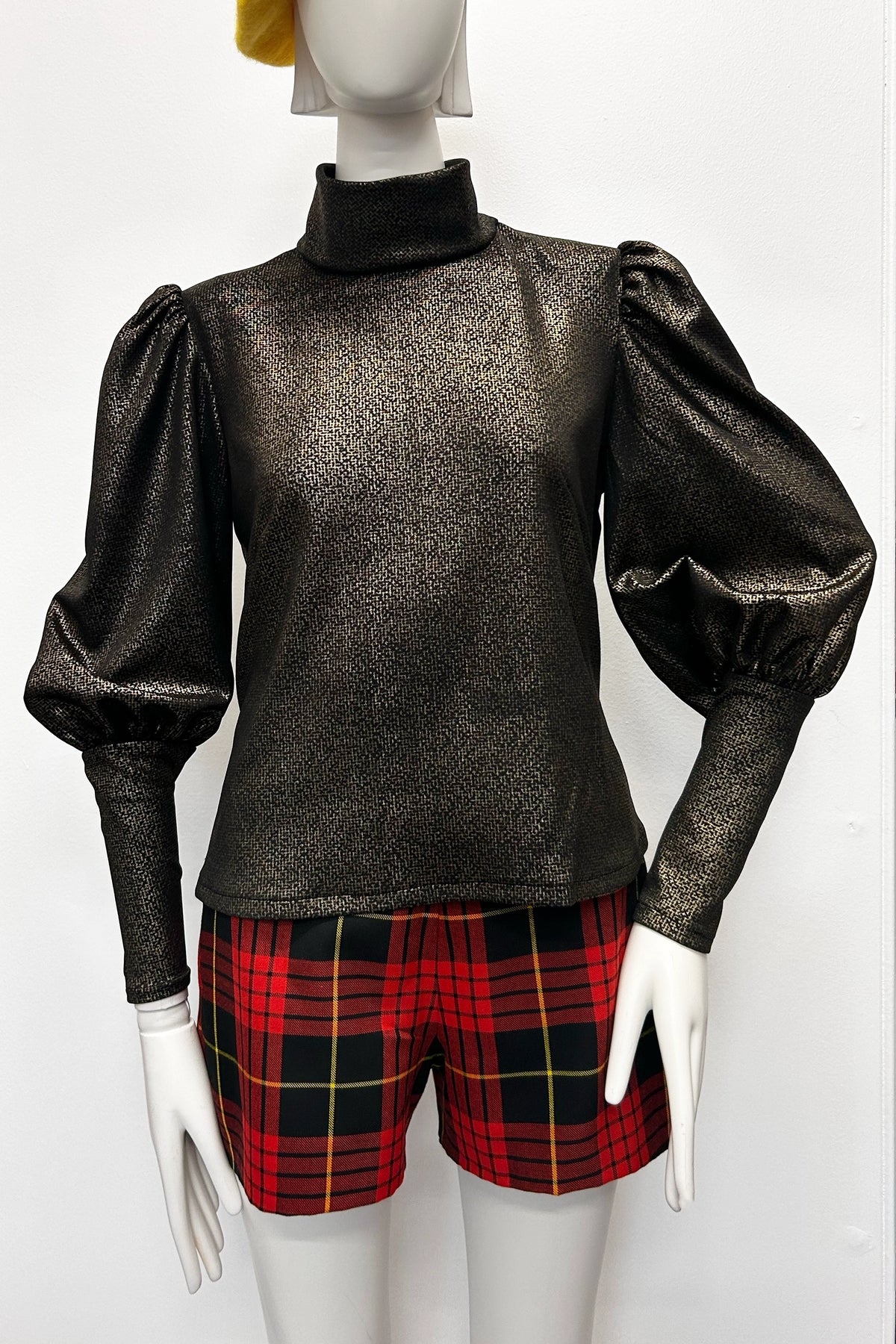 Metallic Barbara Top