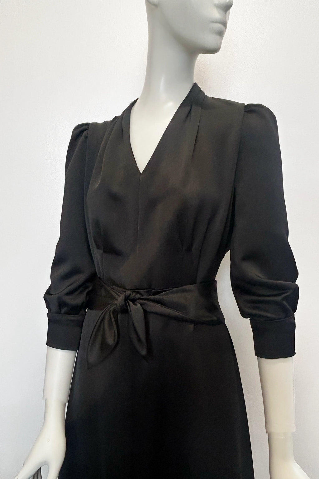 Madame Dorothy Satin Maxi Dress