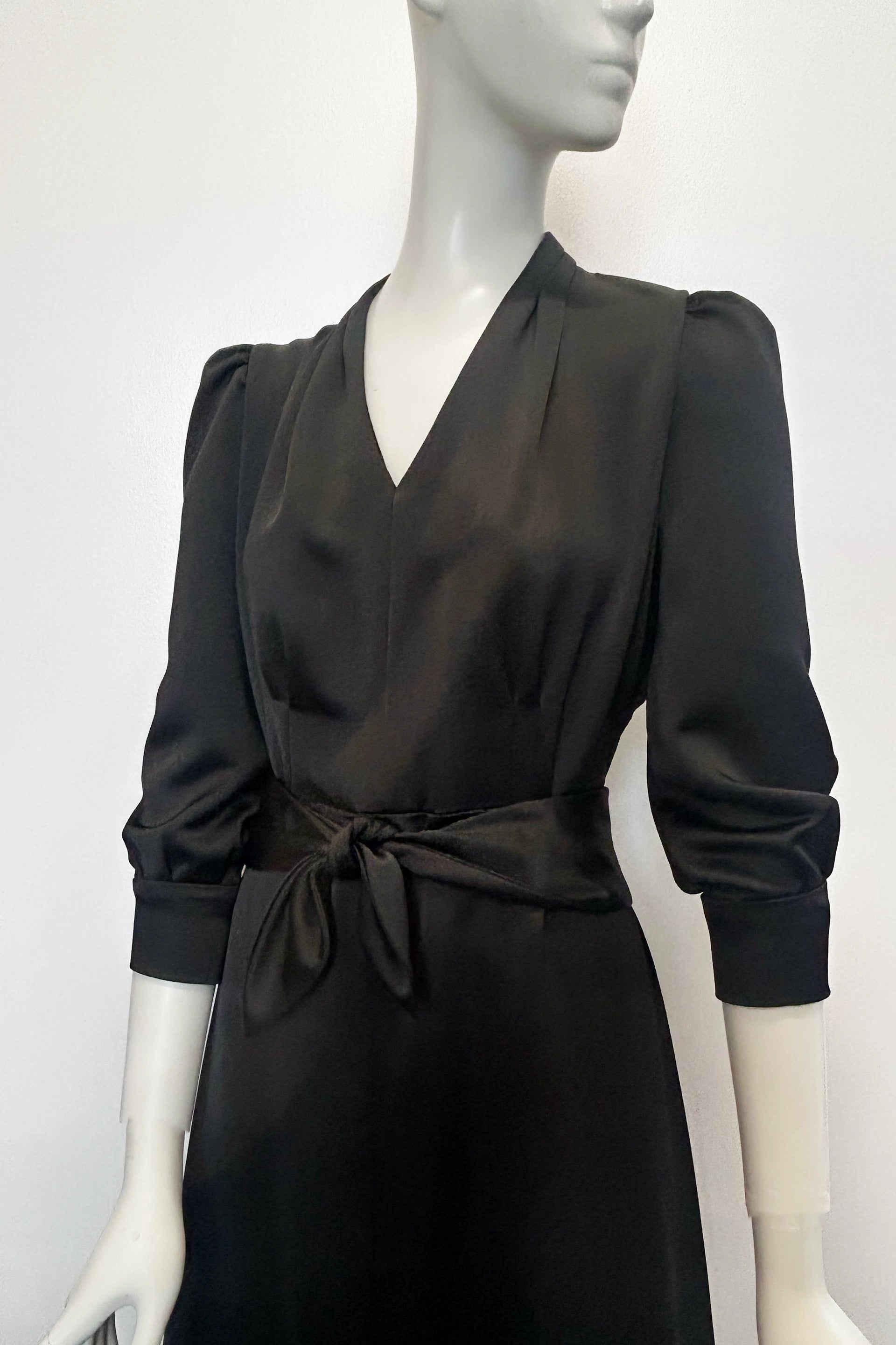 Madame Dorothy Satin Maxi Dress