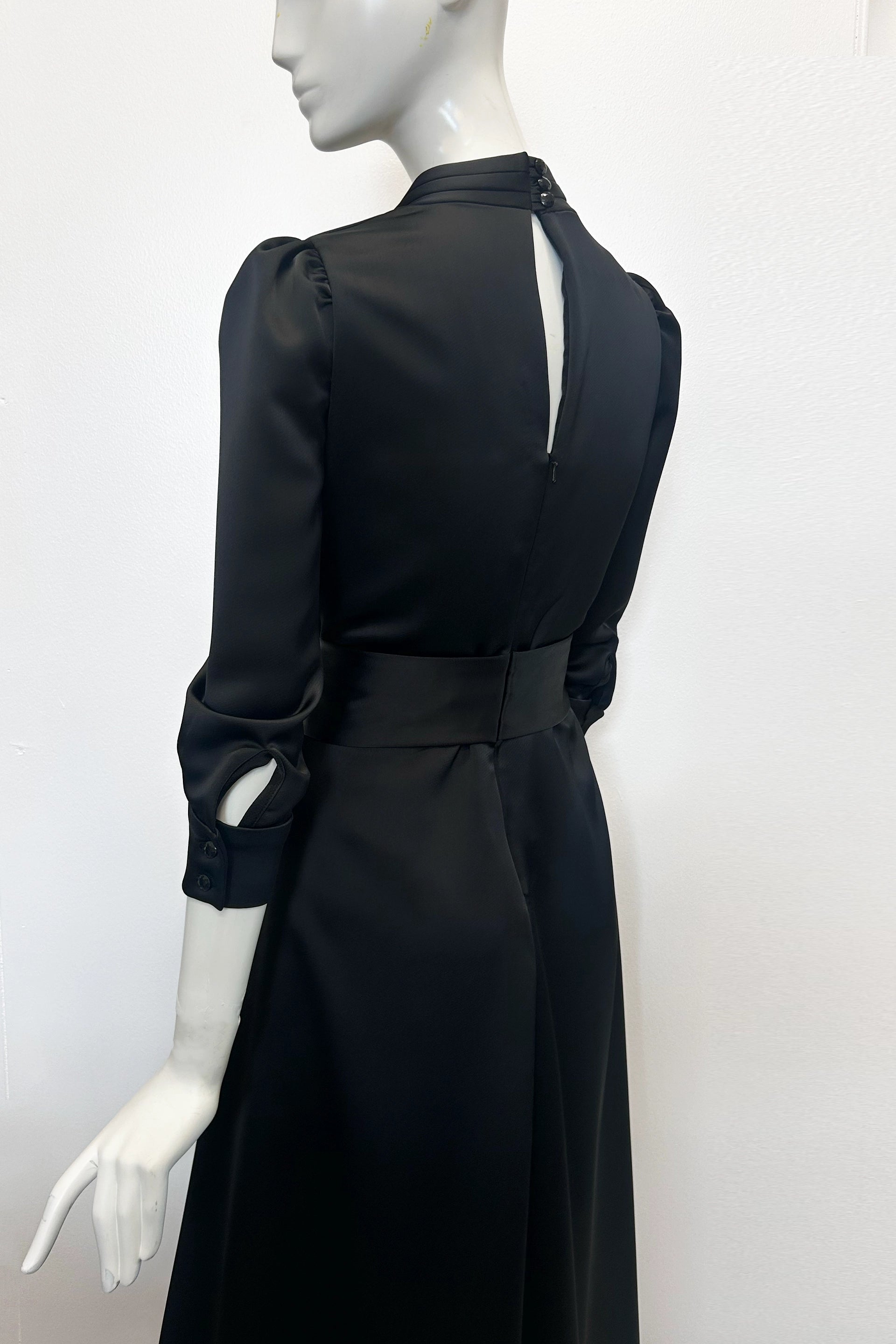 Madame Dorothy Satin Maxi Dress