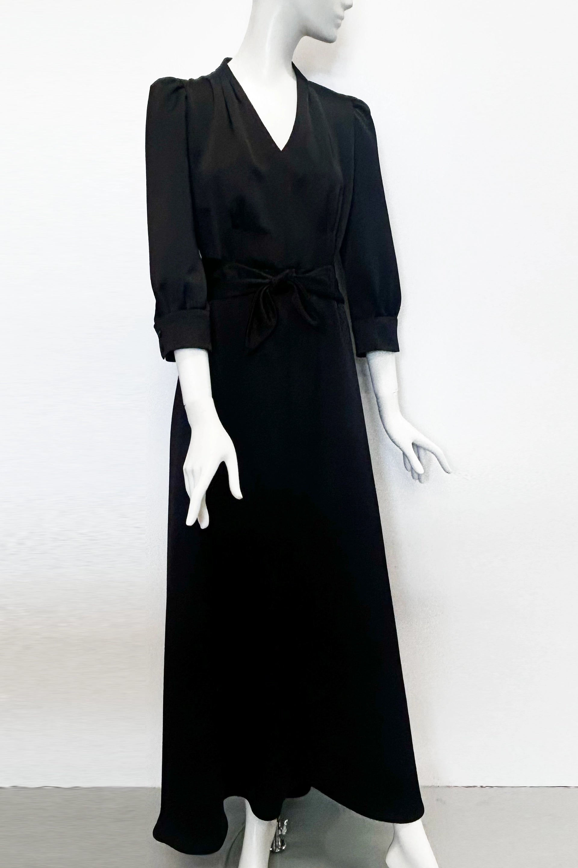 Madame Dorothy Satin Maxi Dress