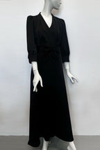 Madame Dorothy Satin Maxi Dress