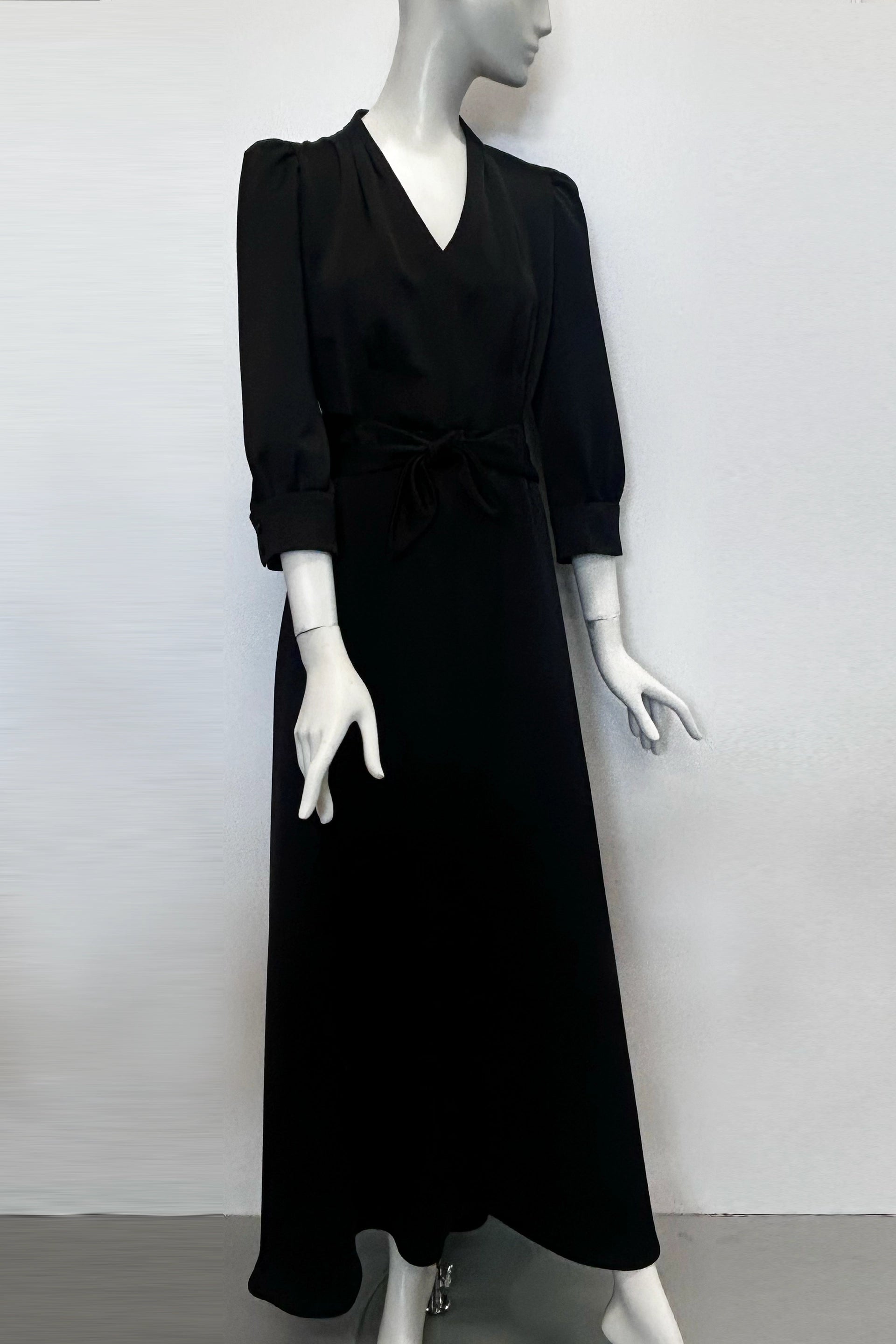 Madame Dorothy Satin Maxi Dress