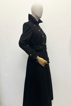 Wool Melton Military Great Coat