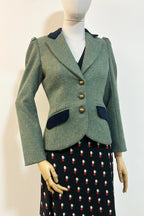 Tweed- und Samtjacke Miss DuPont