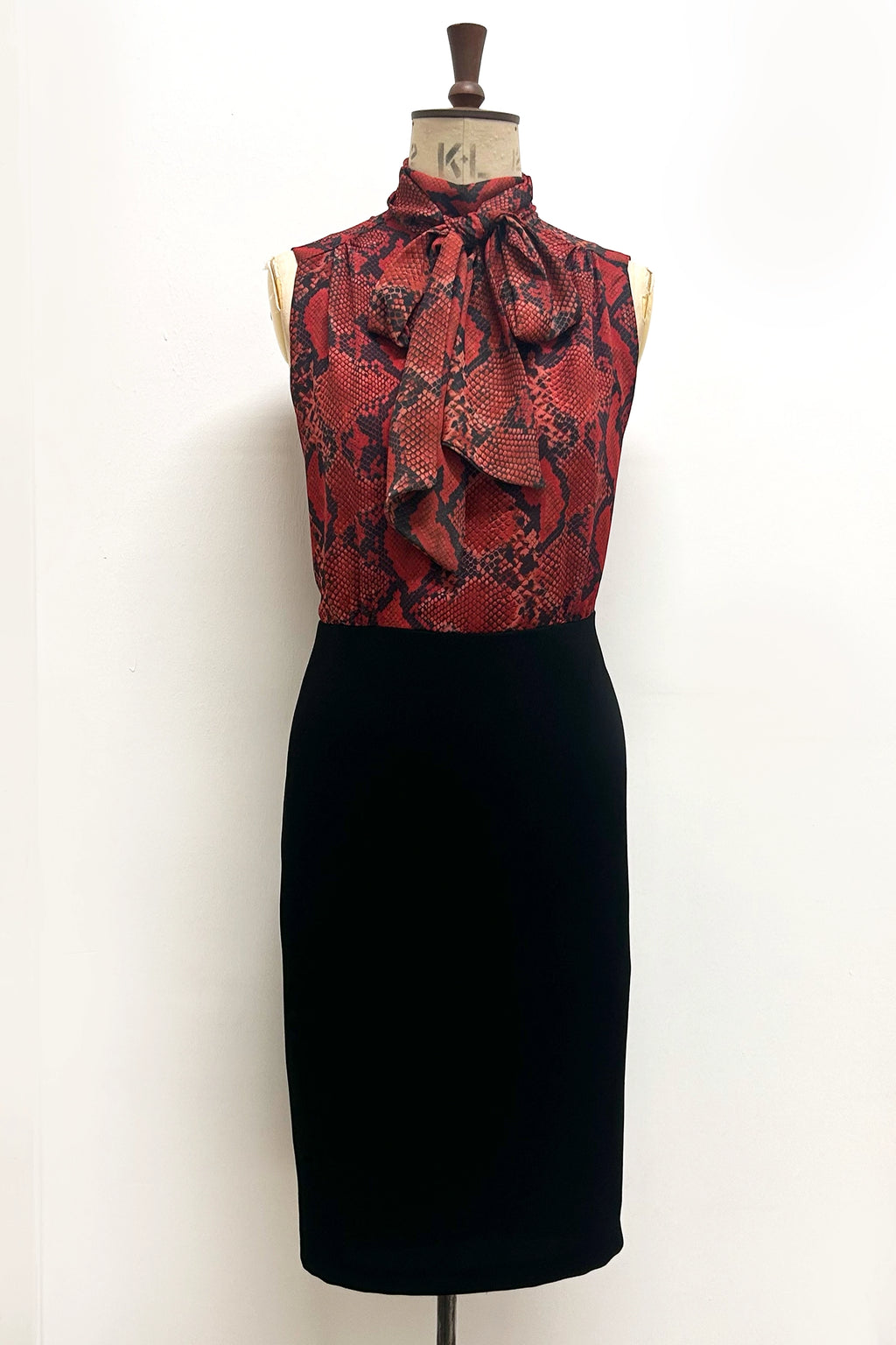 Paloma Tie Neck Dress