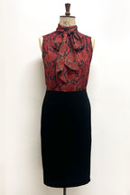 Paloma Tie Neck Dress