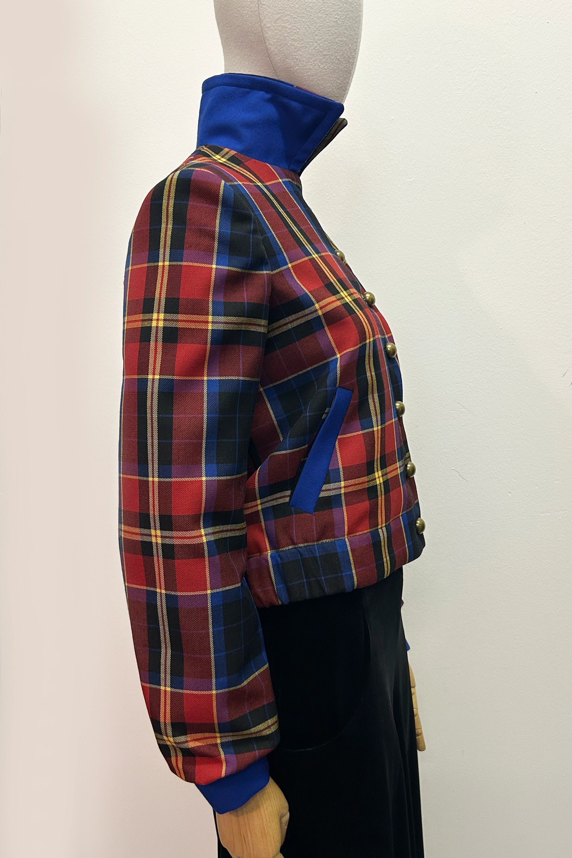 Totty Tartan Bomber