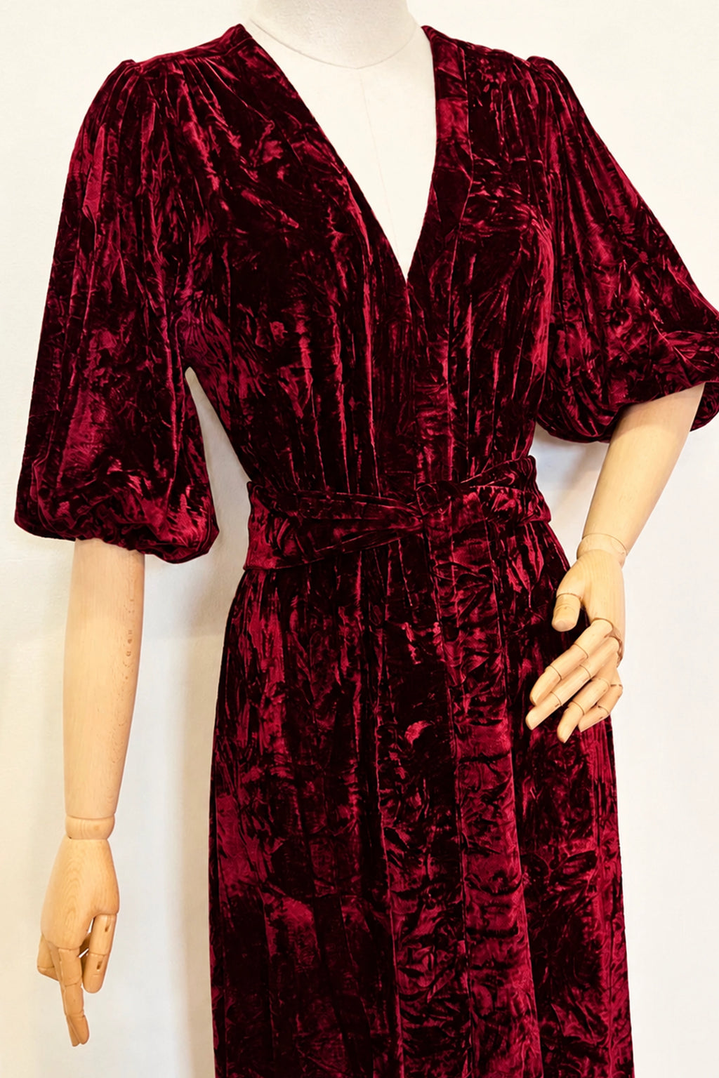 Camille Dress in Crushed Velvet