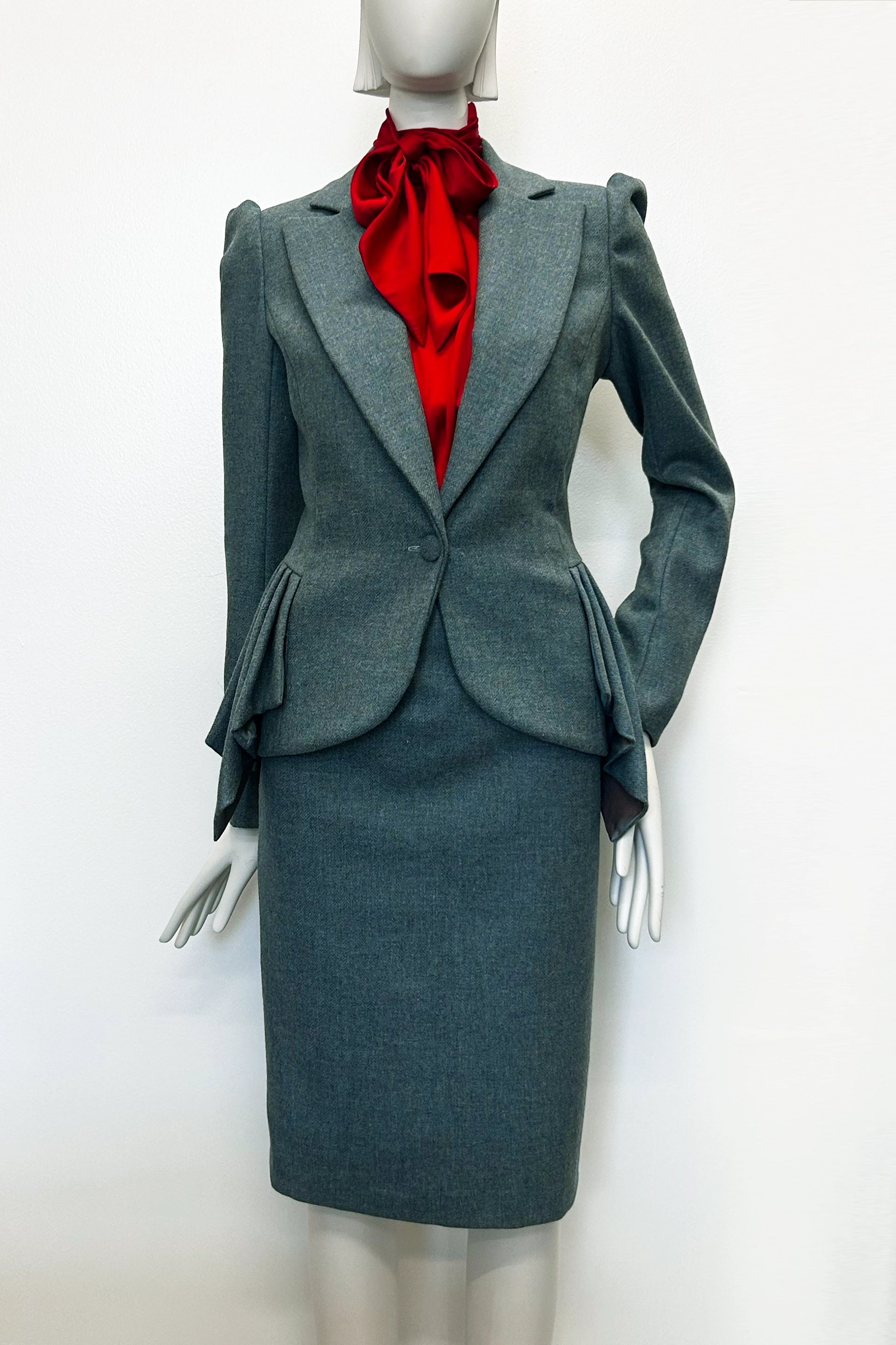Tweed-Kutschenfahrerjacke