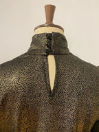 High Neck Metallic Nico Top