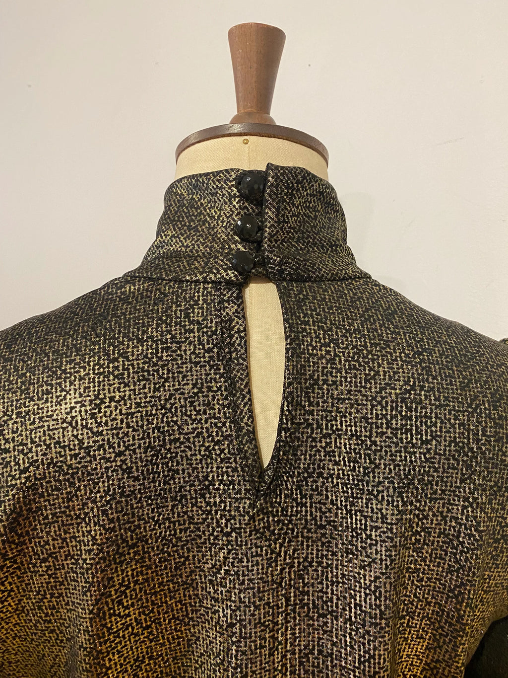 High Neck Metallic Nico Top