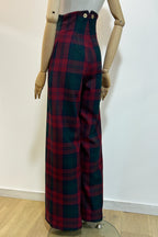 The High Waist Tartan Trousers