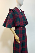 The High Waist Tartan Trousers