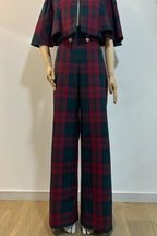 The High Waist Tartan Trousers