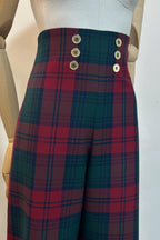 The High Waist Tartan Trousers