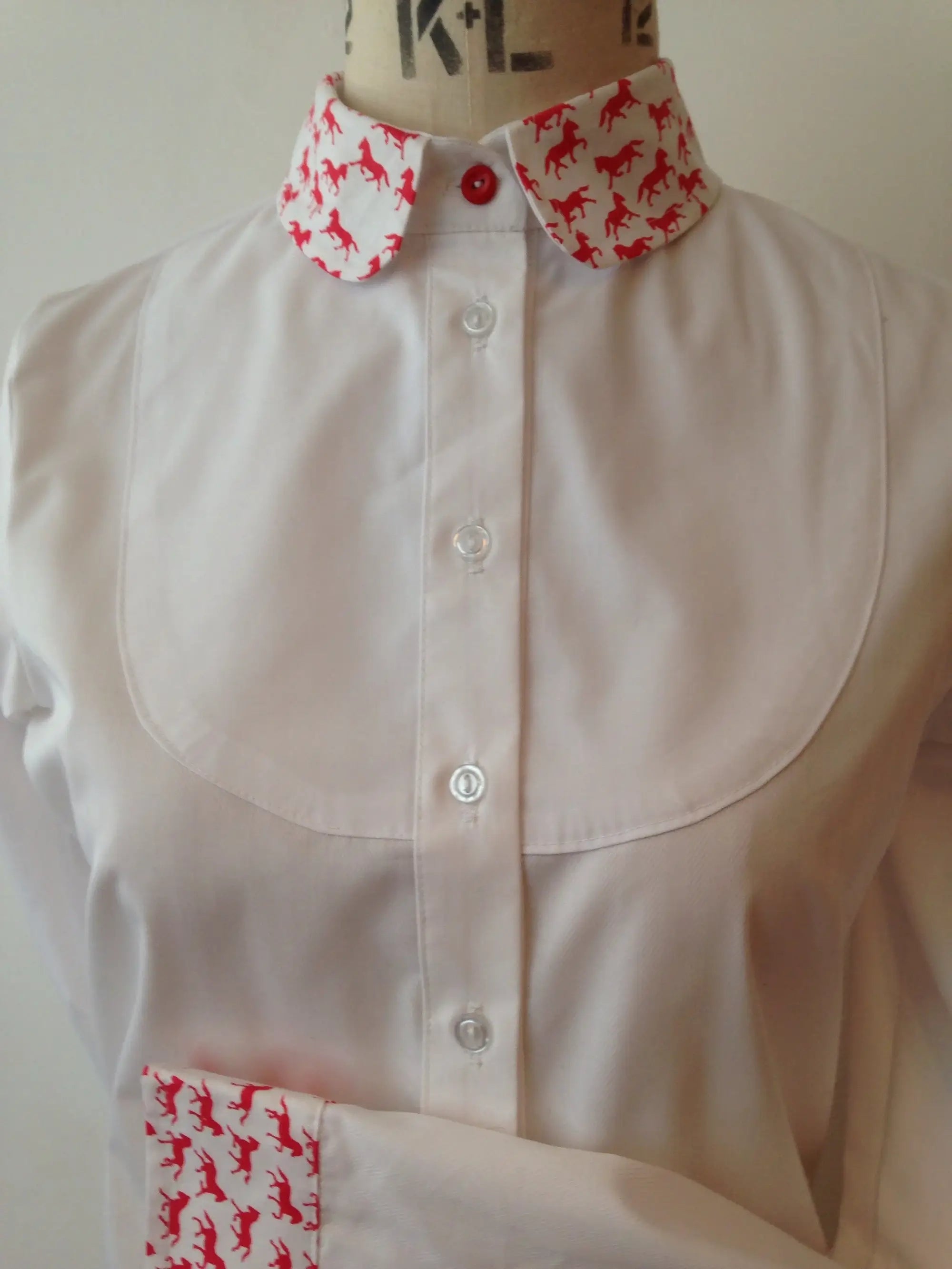 Pony Print Bib Shirt