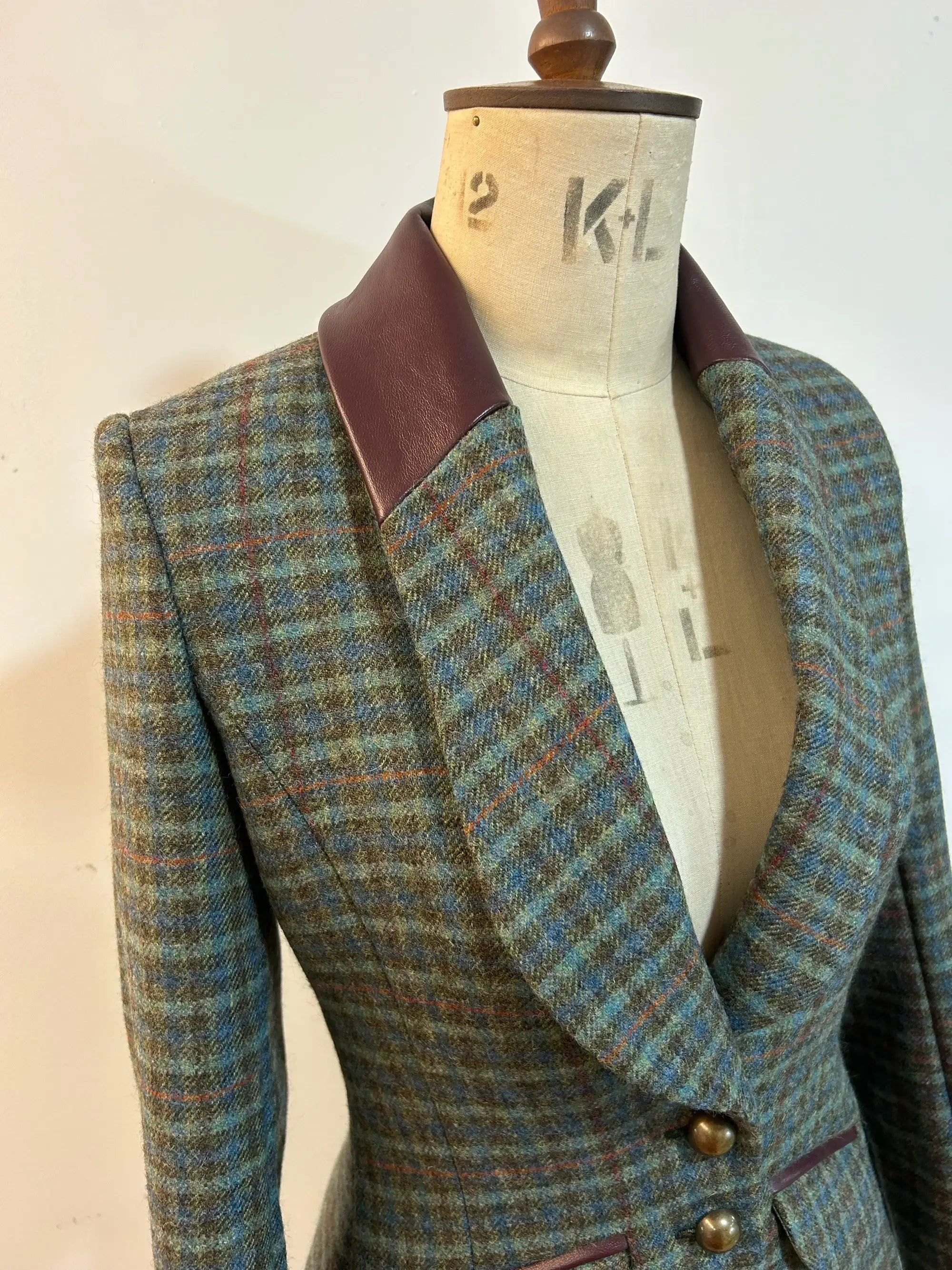Lederjacke Agnes mit Schalkragen