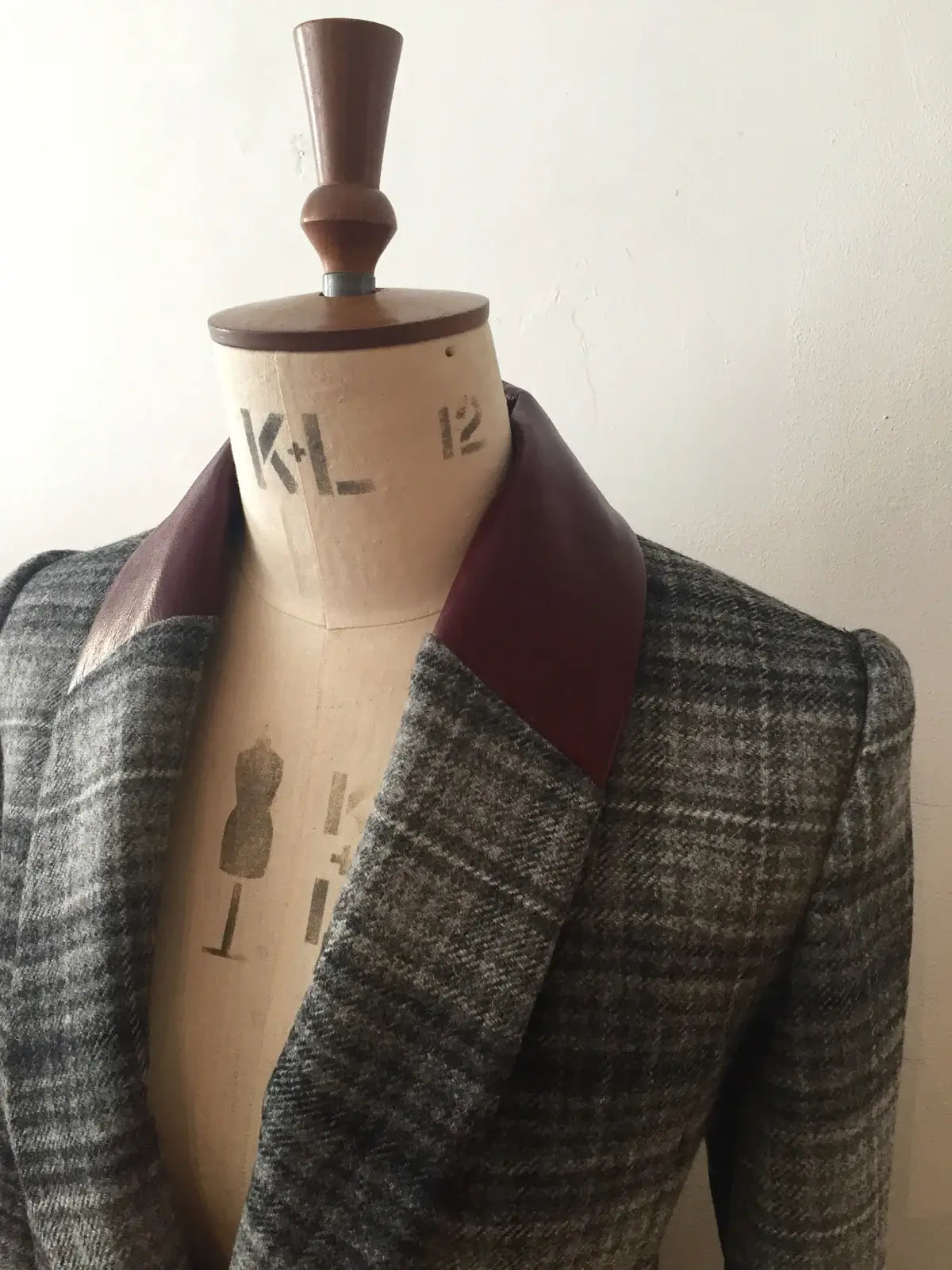 Lederjacke Agnes mit Schalkragen