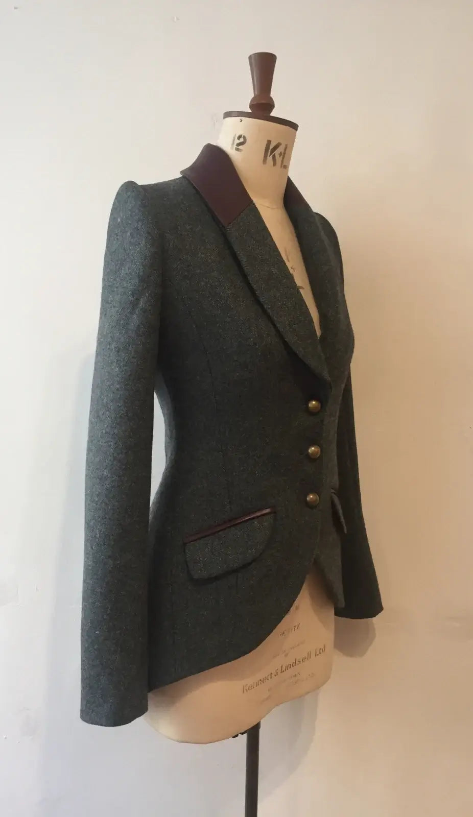 Lederjacke Agnes mit Schalkragen