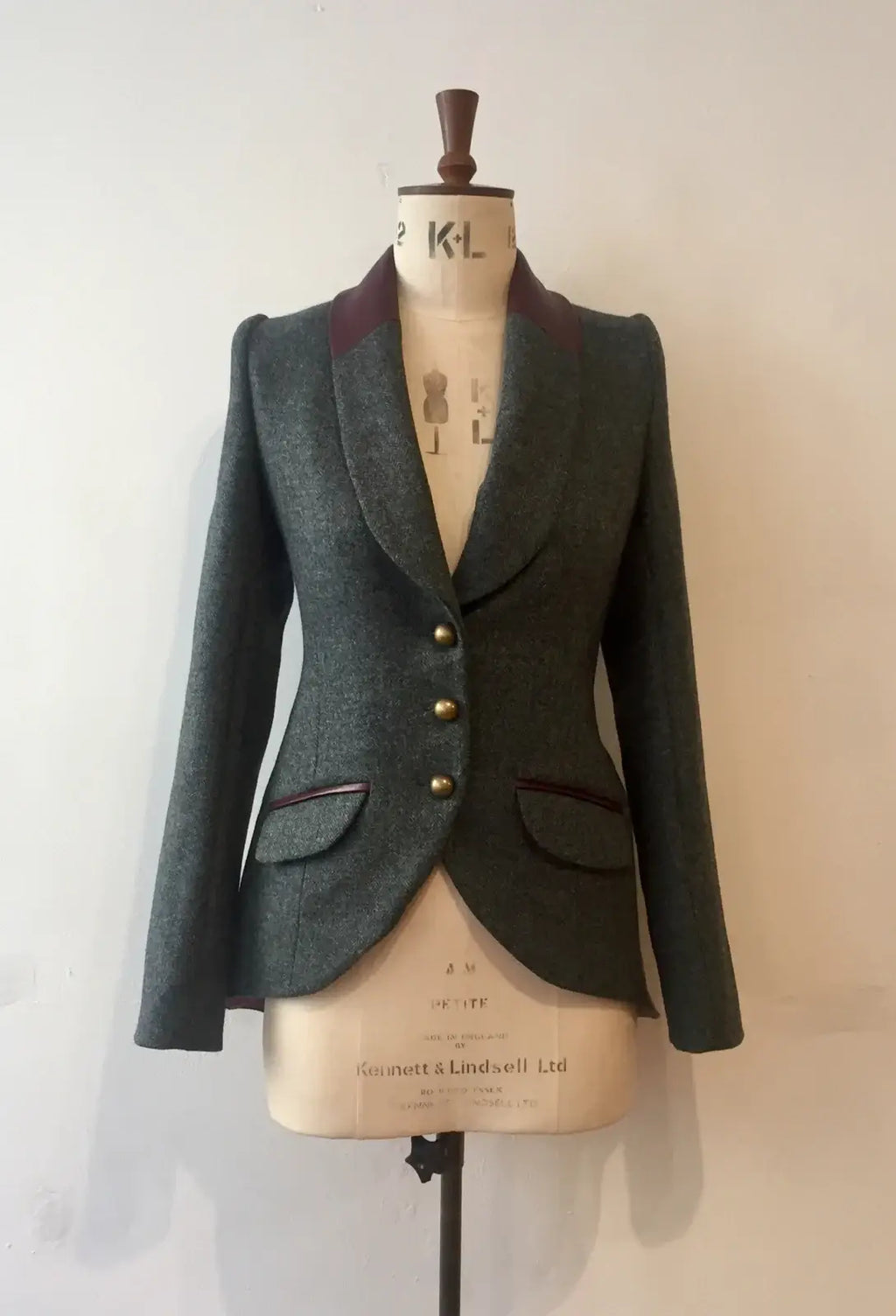 Lederjacke Agnes mit Schalkragen