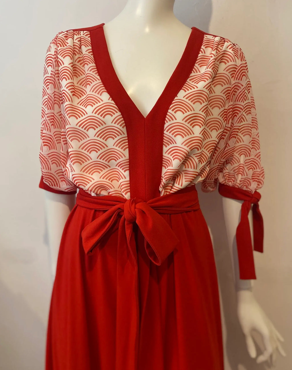 Das bedruckte Camille Maxikleid