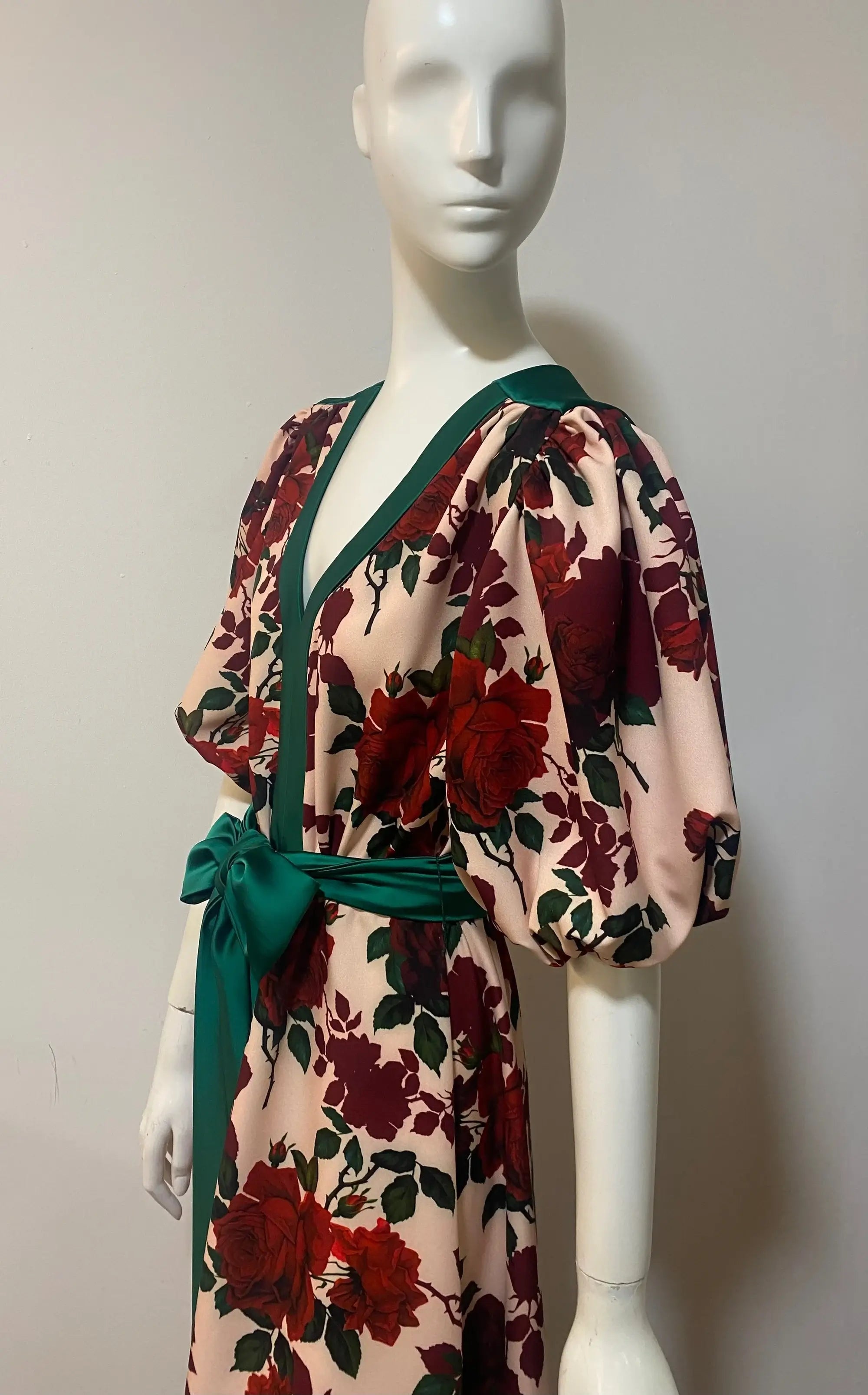 Red Roses Camille Dress