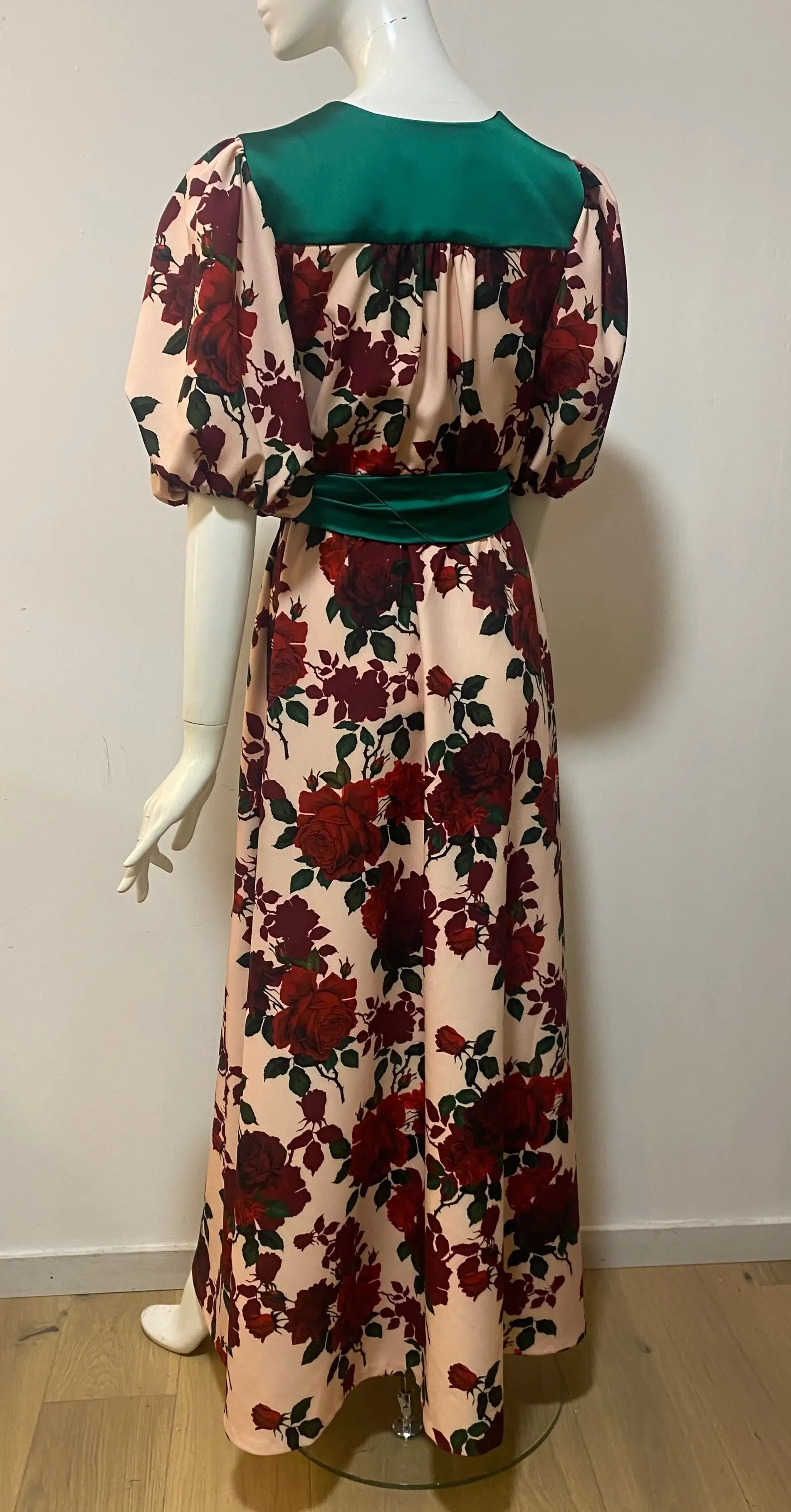 Red Roses Camille Dress