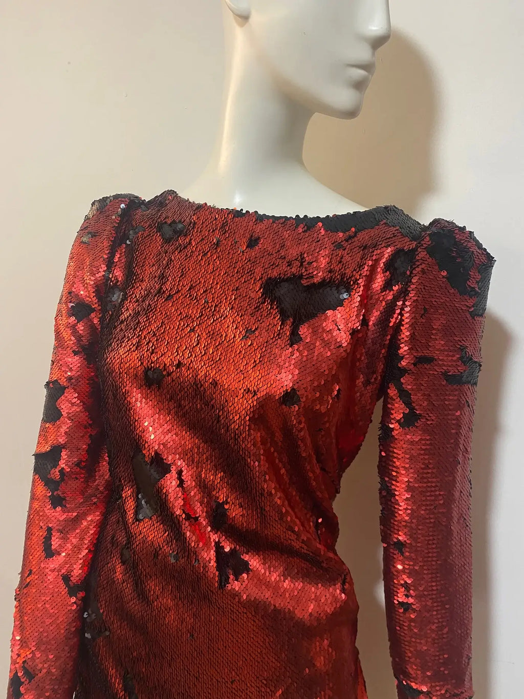 Stardust Flip Sequin Dress – Low Back Long Sleeve Party Mini