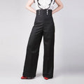 Taillierte High-Waist-Hose