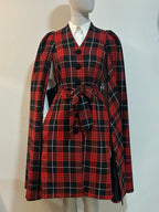 Tartan Tatyana Cape-Mantel
