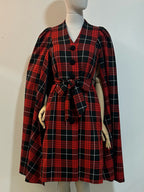 Tartan Tatyana Cape-Mantel