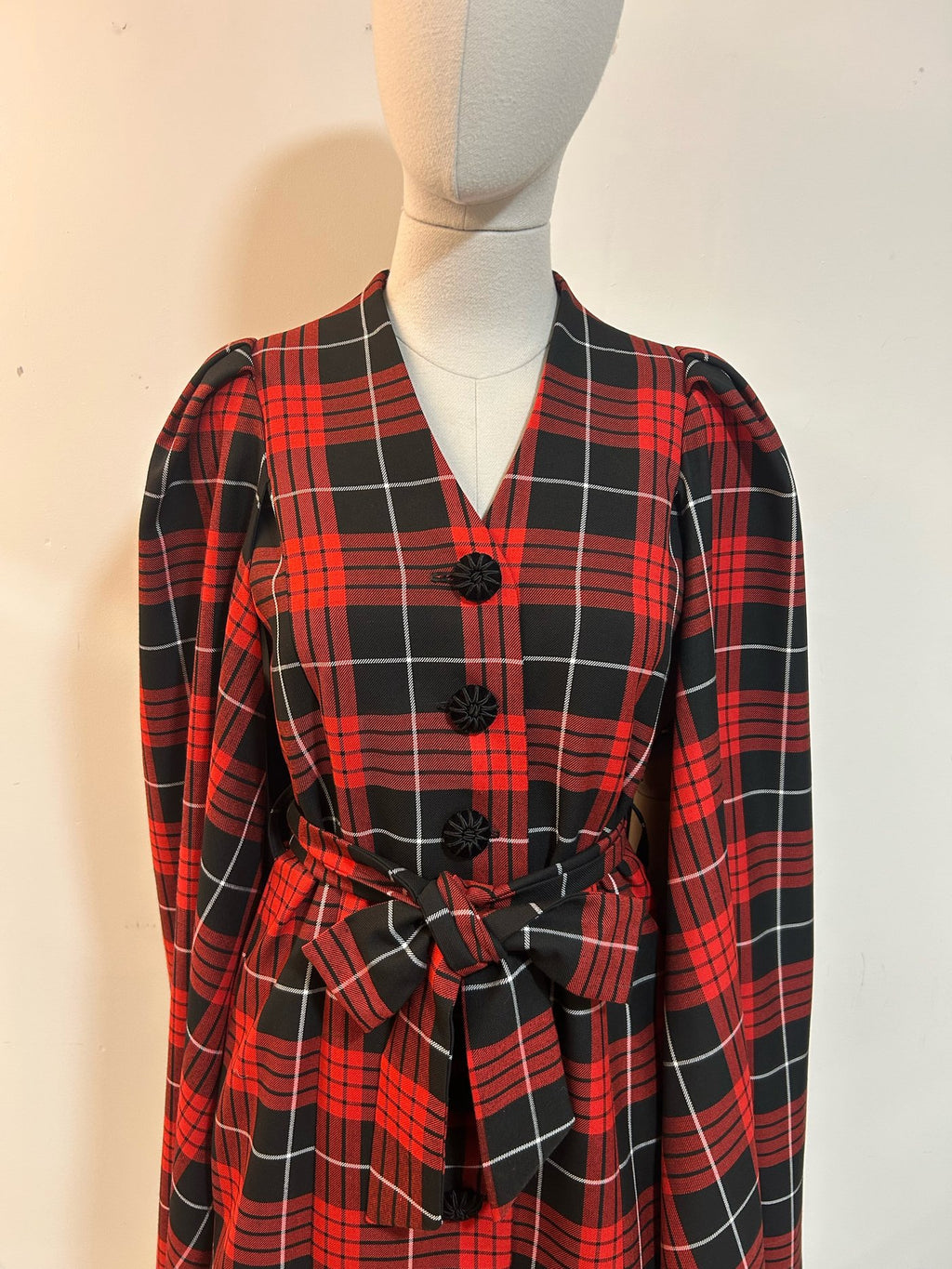 Tartan Tatyana Cape-Mantel