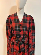 Tartan Tatyana Cape-Mantel