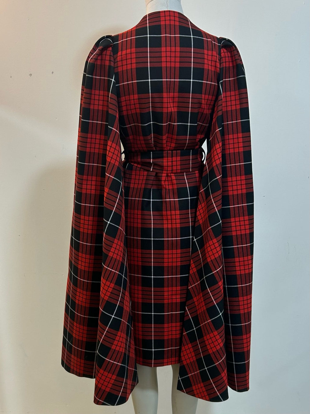 Tartan Tatyana Cape-Mantel