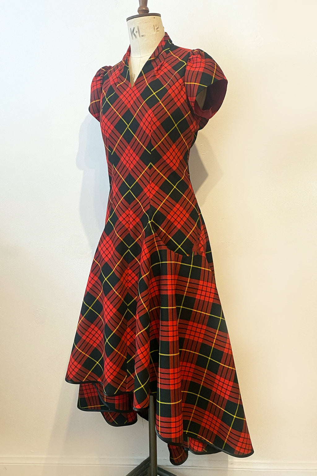 Tartan Blitz Waterfall Dress