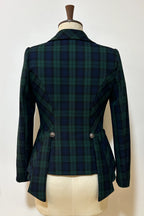 Tartan Single Button Coachwoman Jacket