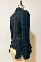 Tartan Single Button Coachwoman Jacket