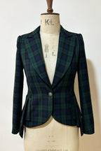 Tartan Single Button Coachwoman Jacket