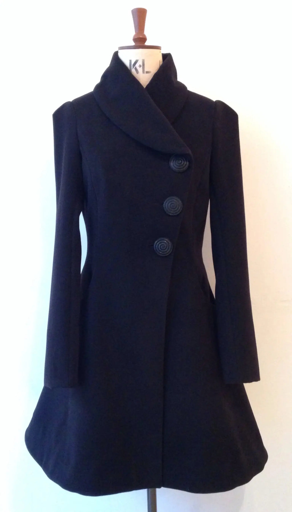 Shawl Collar Swing Coat