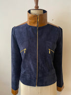 Cord- und Lederjacke Marianne